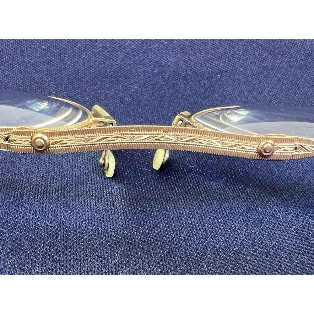 Folding Antique Rare AO Pince Nez Spectacles 1/10 12K Gold Filled c.1907